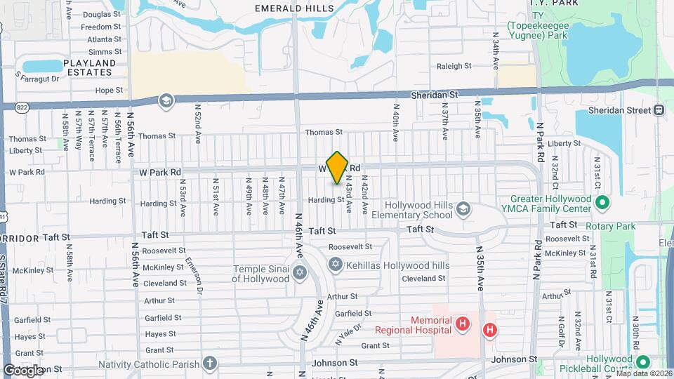 1911 N 44th Ave Map and Location Details