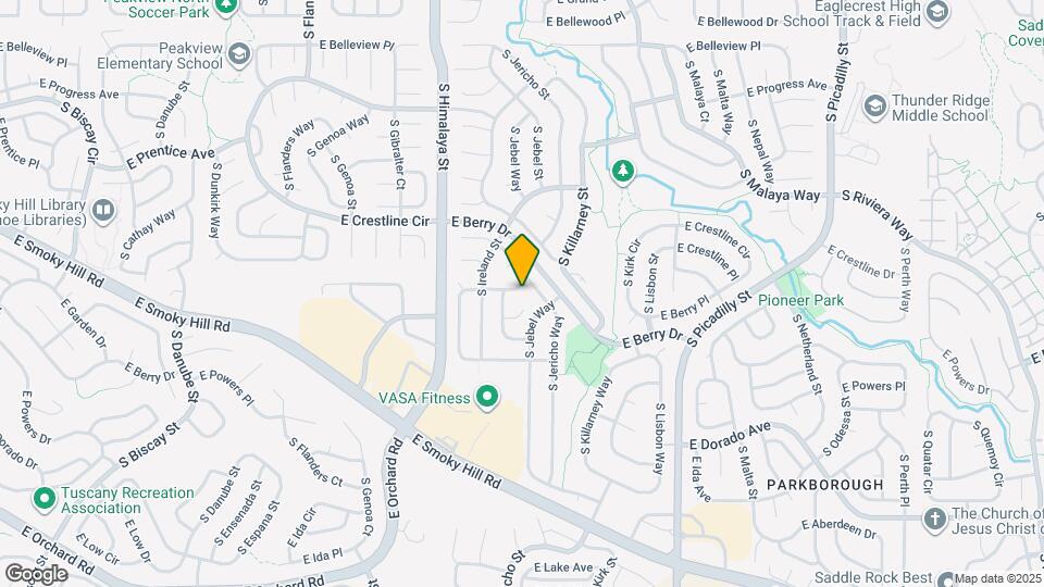 20356 E Berry Pl Map and Location Details