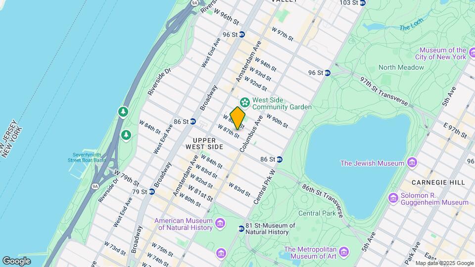 129 W 87th St Mapa y Detalles de la Ubicación
