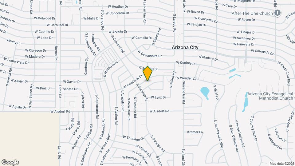 10153 W Wenden Dr Mapa y Detalles de la Ubicación