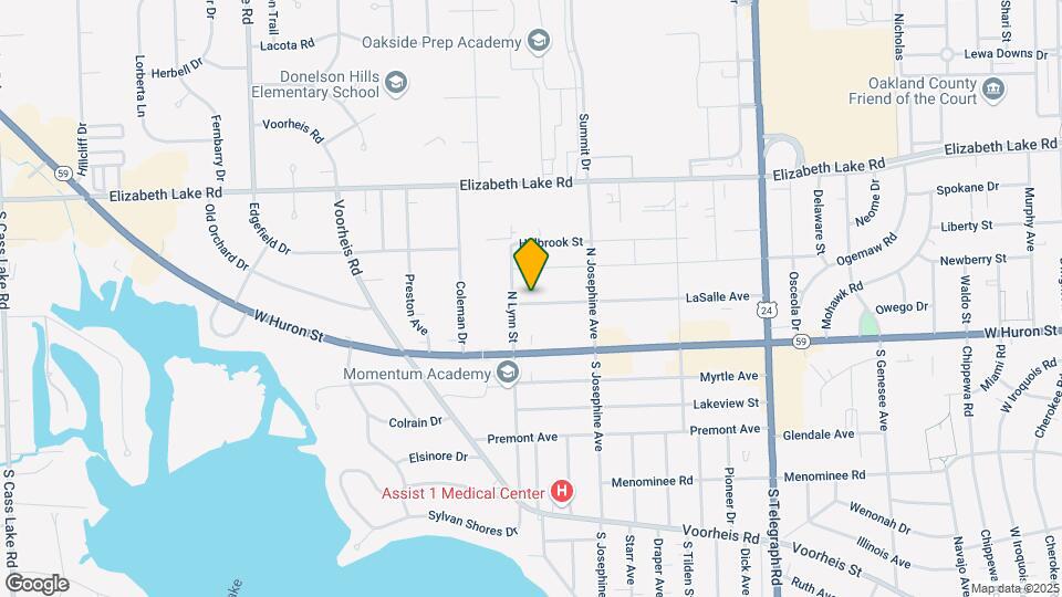 1146 LaSalle Ave Map and Location Details