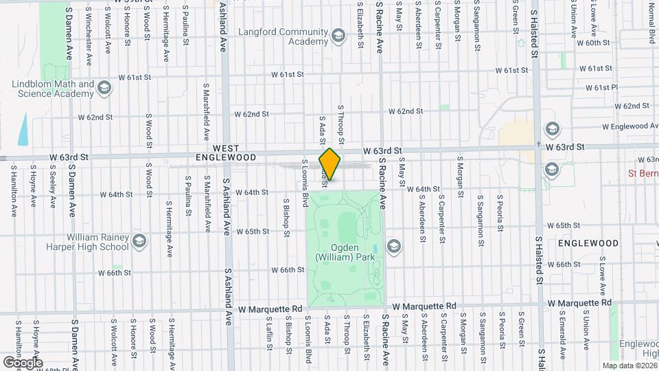 1320 W 64th St, Unit 1 Map and Location Details