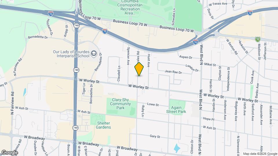 602 Clinkscales Rd Map and Location Details
