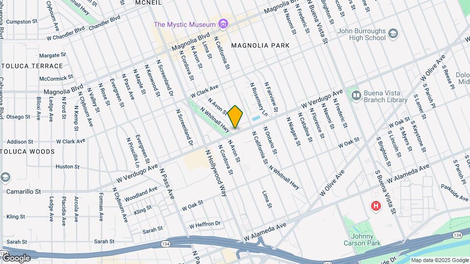 3409-3411 1/2 W Verdugo Ave Map and Location Details