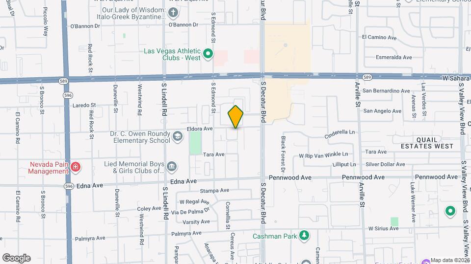 5069 Eldora Ave Mapa y Detalles de la Ubicación