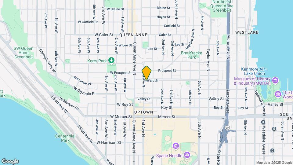 105 Ward St Mapa y Detalles de la Ubicación
