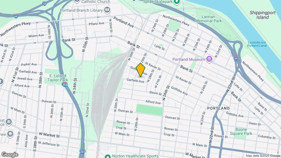 2823 Garfield Ave Map and Location Details