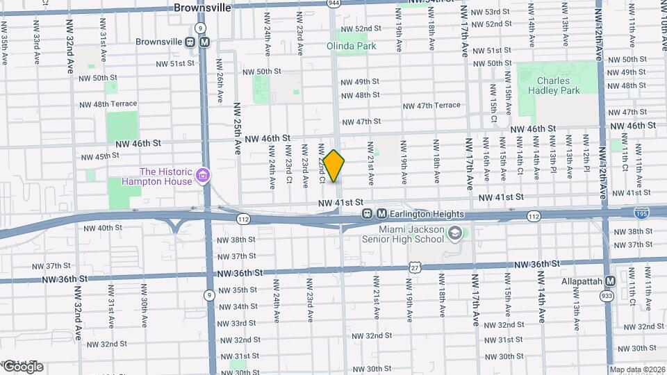 4110 NW 22nd Ave Map and Location Details