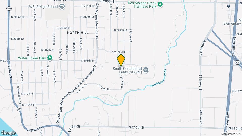 20816 13th Ave S Mapa y Detalles de la Ubicación