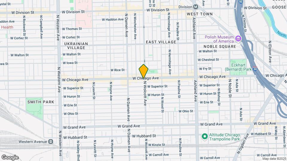 1901-1907 W Chicago Ave Mapa y Detalles de la Ubicación