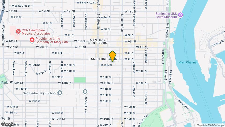 584 W 10th St Map and Location Details