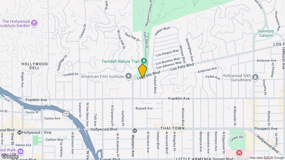 2026 N Oxford Ave, Unit 2026 N Oxford Map and Location Details