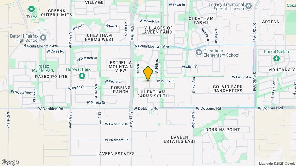 5003 W Pedro Ln Map and Location Details