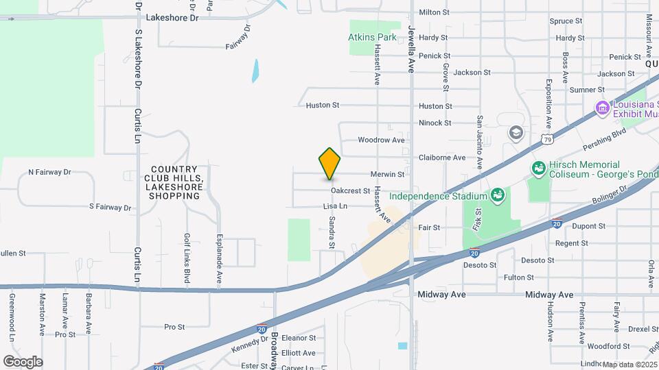 3902 Oakcrest St Map and Location Details