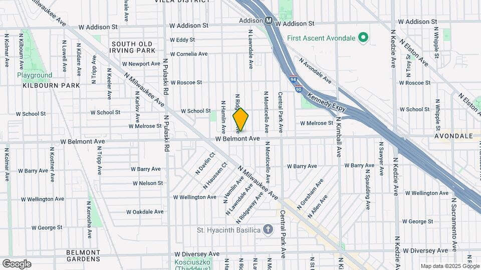 3203 N Ridgeway Ave, Unit 02C Map and Location Details