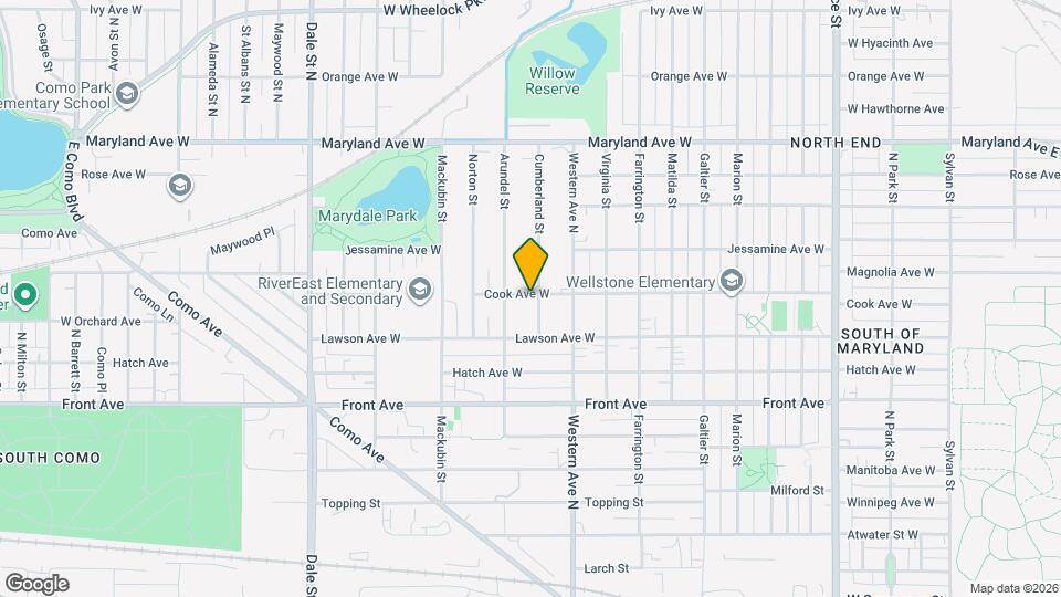 1055 Cumberland St Mapa y Detalles de la Ubicación