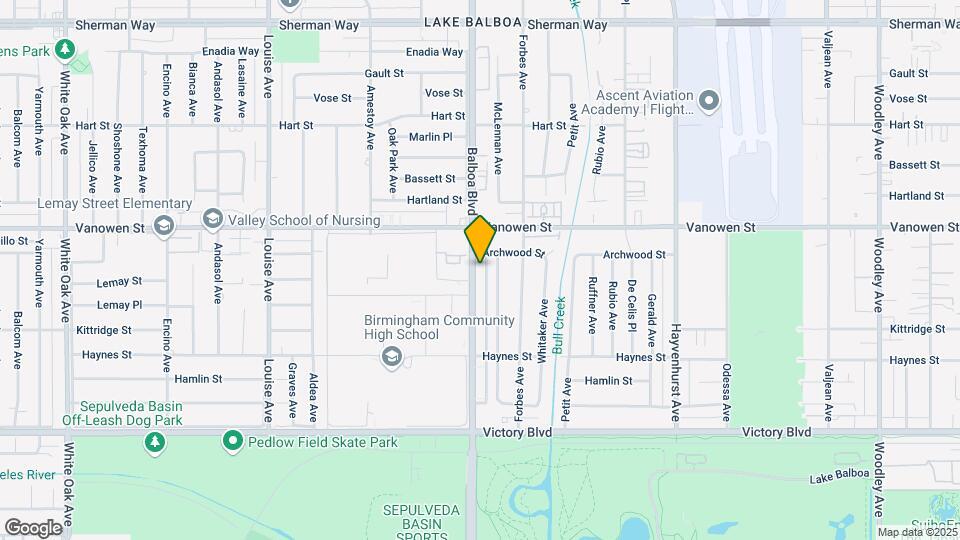 6714 Balboa Blvd, Unit 3 Map and Location Details
