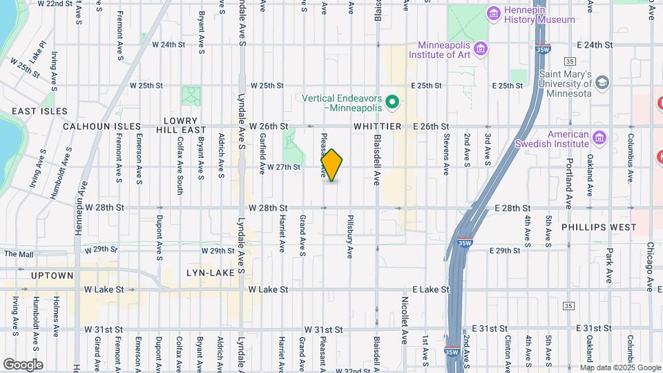 2725 Pleasant Ave Map and Location Details