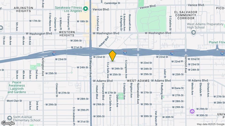 1960 W 23rd St, Unit 1960 1/2 Map and Location Details