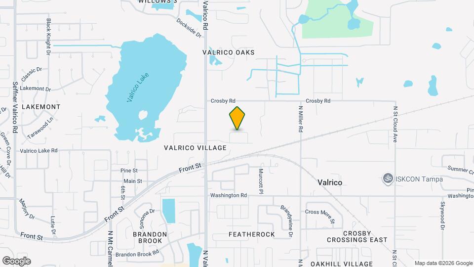 715 Valrico Hills Ln Mapa y Detalles de la Ubicación