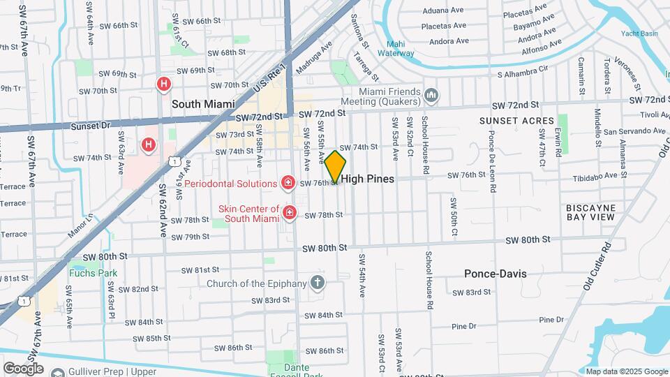 7640 SW 54th Ct Map and Location Details