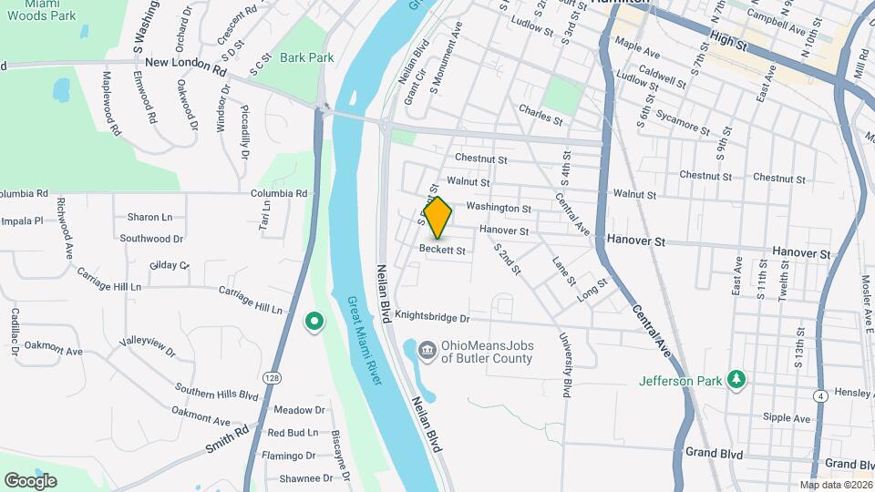 134 Beckett St Map and Location Details