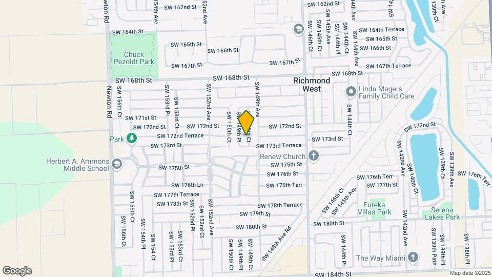17312 SW 149th Ct Map and Location Details