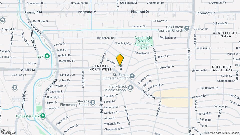 1619 Viking Dr Map and Location Details