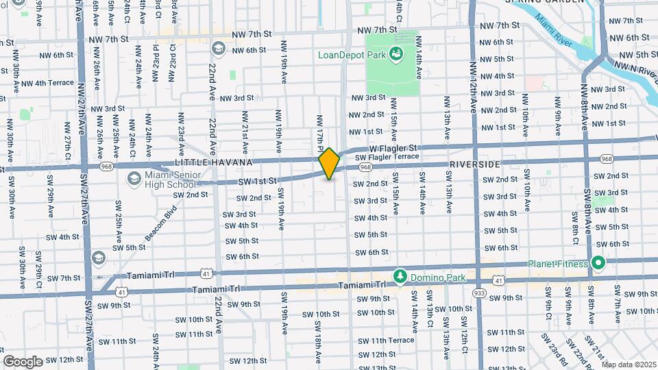 134 SW 17th Ct Map and Location Details