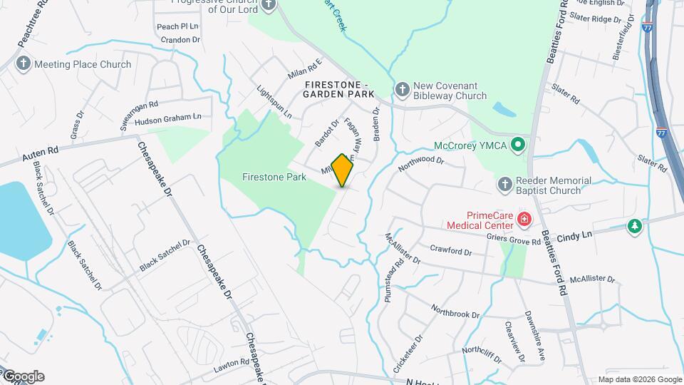 3405 Braden Dr Map and Location Details