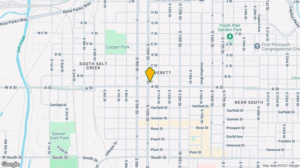1334 S 10th St Map and Location Details