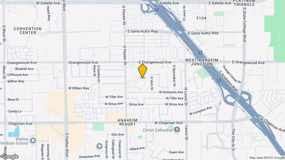 2155 S Mountain View Ave Map and Location Details