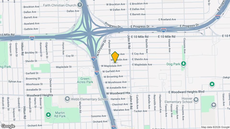 136 W Mapledale Ave Map and Location Details