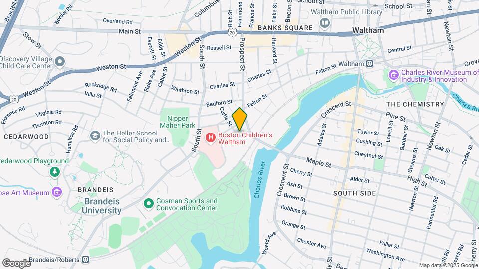 21 Bellevue St, Unit 20 Bellevue Street Map and Location Details