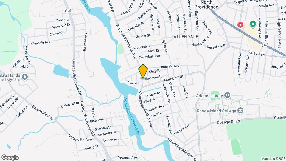 347 Woonasquatucket Ave Map and Location Details