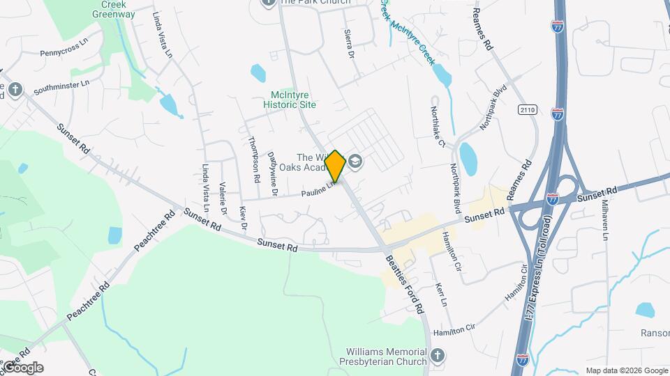 3846 Pauline Ln Mapa y Detalles de la Ubicación