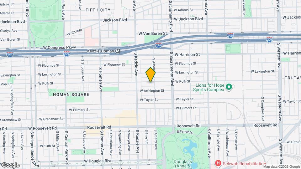 3111 W Polk St Mapa y Detalles de la Ubicación