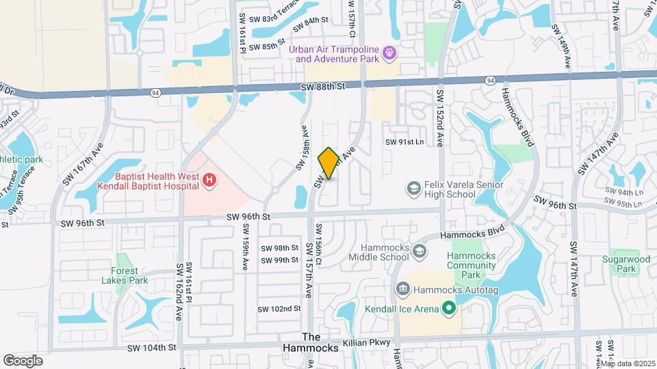 9435 SW 156th Pl Map and Location Details