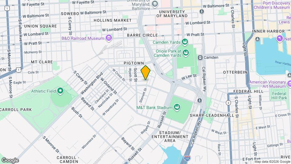 811 Mangold St Map and Location Details