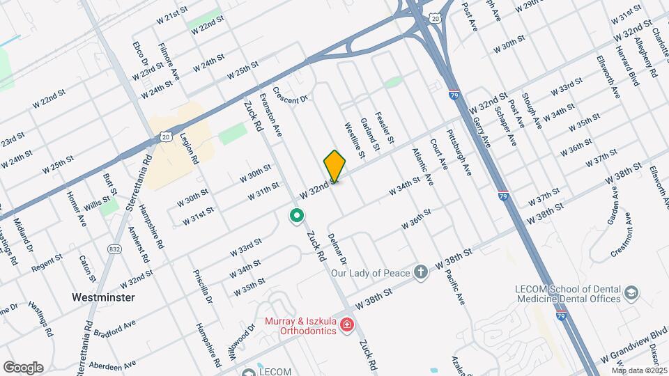 2531 W 32nd St Map and Location Details