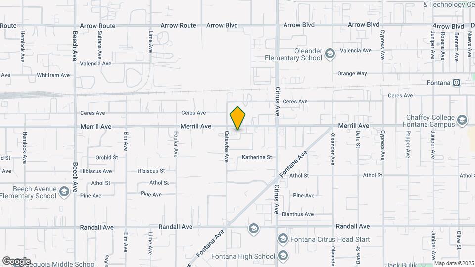 15909 Merrill Ave Map and Location Details