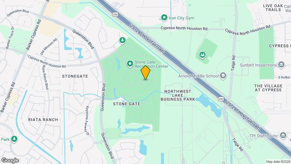 16407 Stone Prairie Dr Map and Location Details