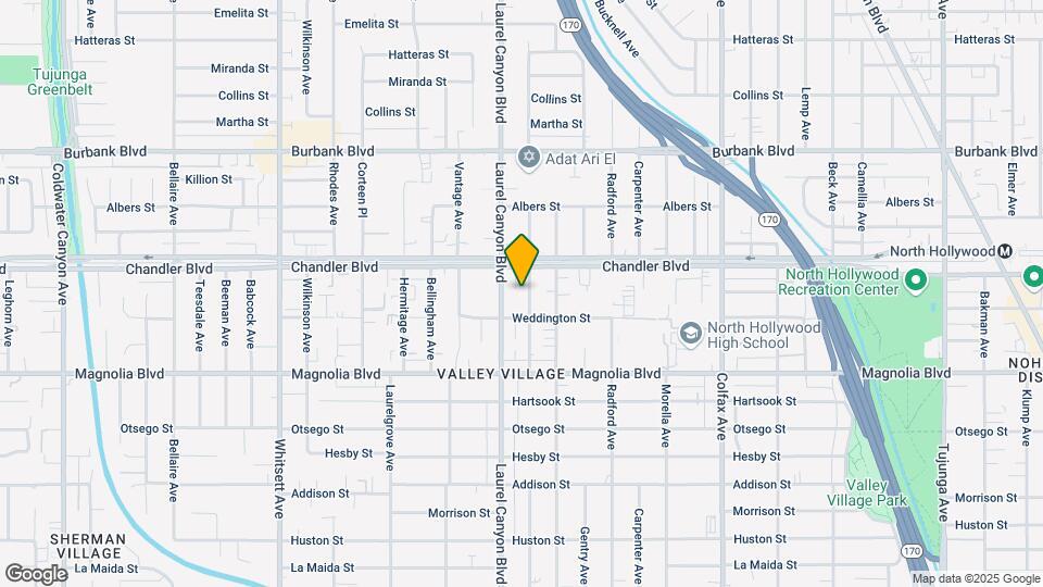 5329-5333 Agnes Ave Map and Location Details