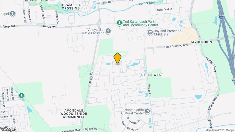 5853 Spruce Forest Dr Map and Location Details