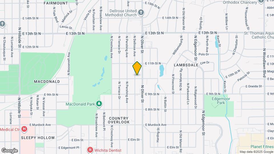 1102 Dellrose Map and Location Details