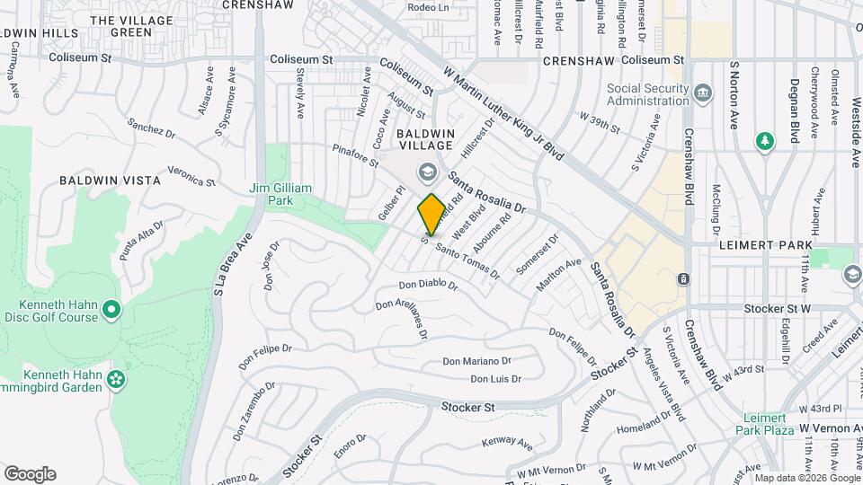 4319 Santo Tomas Dr Map and Location Details