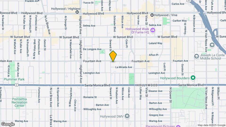 6566 W Fountain Ave Map and Location Details
