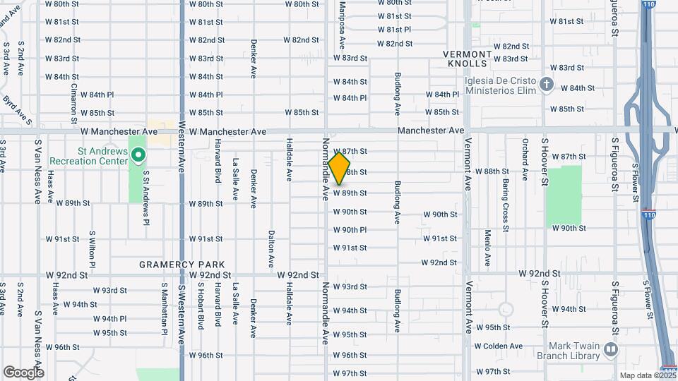 1333 W 89th St Map and Location Details