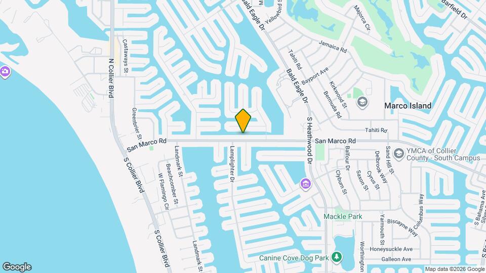 1050 San Marco Rd Mapa y Detalles de la Ubicación