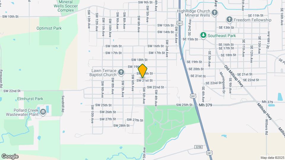 602 SW 21st St Map and Location Details